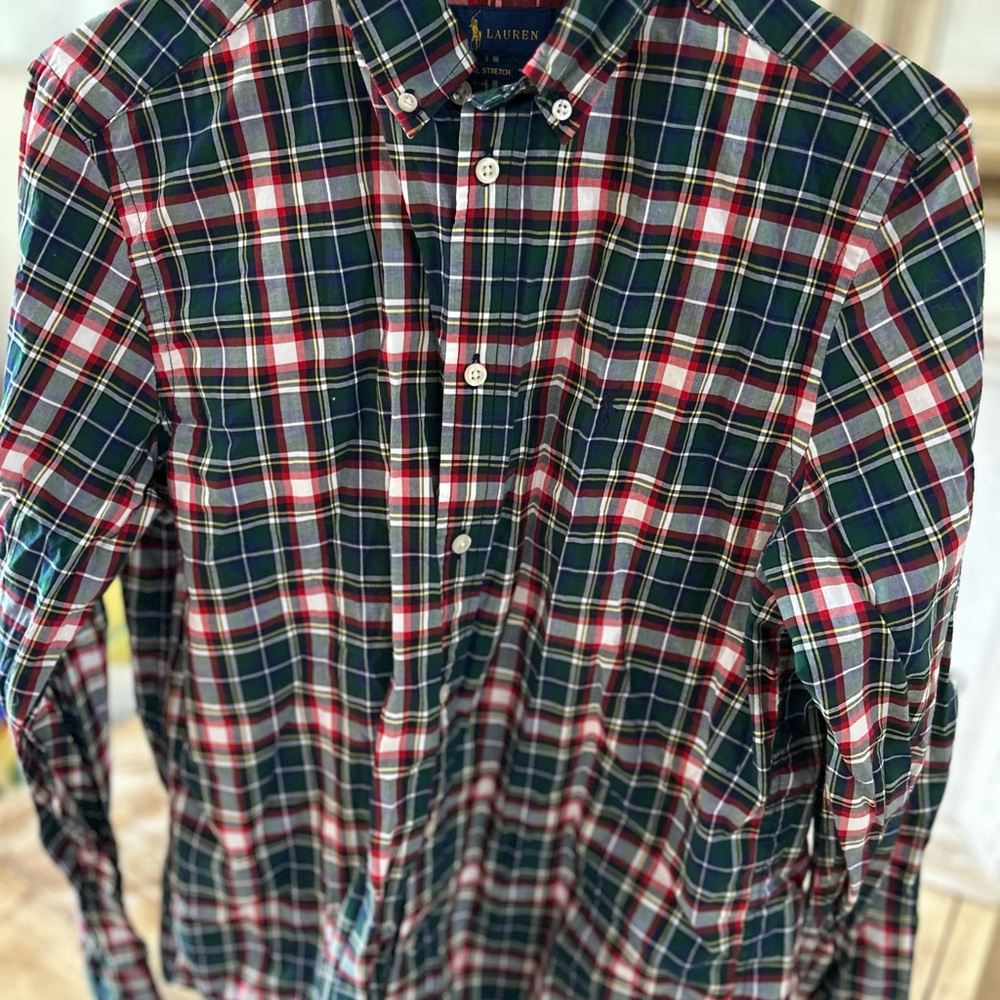 Ralph Lauren Boys Multicolor Plaid Shirt